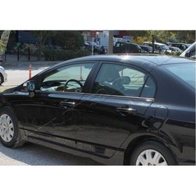Markadan Honda Civic 2006-2011 6 Parça Paslanmaz Çelik Cam Çıtası