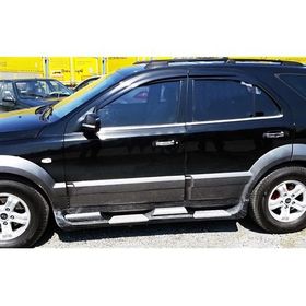 Markadan Kia Sorento 2002-2009 4 Parça Paslanmaz Çelik Cam Çıtası