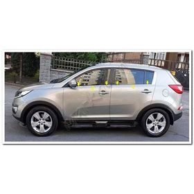 Markadan Kia Sportage 2010-2015 4 Parça Paslanmaz Çelik Cam Çıtası