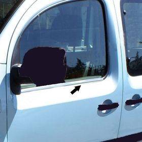Markadan Mercedes Citan 2013 Sonrası 4 Parça Paslanmaz Çelik Cam Çıtası