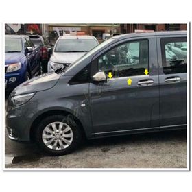 Markadan Mercedes Vito 2014 Sonrası 2 Parça Paslanmaz Cam Çıtası