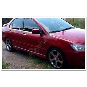 Markadan Mitsubishi Lancer 2004-2007 4 Parça Paslanmaz Çelik Cam Çıtası