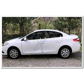 Markadan Renault Fluence 2010-2016 4 Parça Paslanmaz Çelik Cam Çıtası
