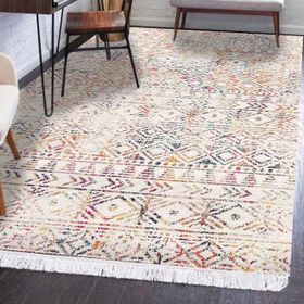 MarkaEv 016 Karışık Renkli İskandinav Kilim