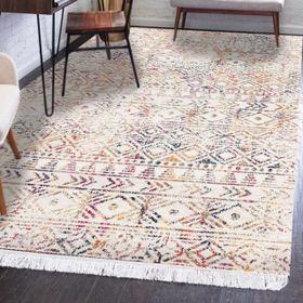 MarkaEv 016 Karışık Renkli İskandinav Kilim