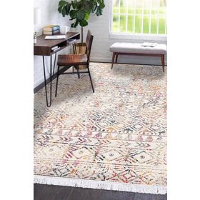 MarkaEv 016 Karışık Renkli İskandinav Kilim