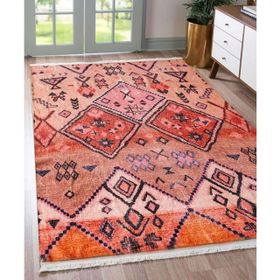 MarkaEv Kahverengi Klasik 100x150 cm Kilim