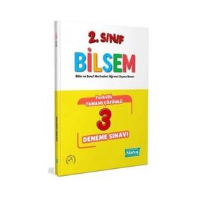 Markaj Yayınları - 2. Sınıf Bilsem Çözümlü 3 Fasikül Deneme Sınavı