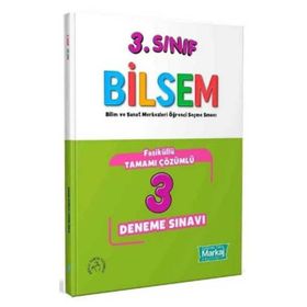 Markaj Yayınları - 3. Sınıf Bilsem Çözümlü 3 Fasikül Deneme Sınavı