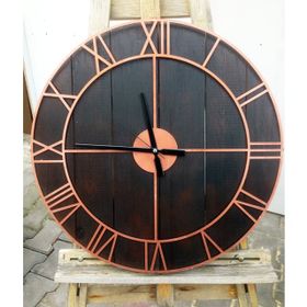 Markakanvas Ahşap ve Metal Duvar Saati