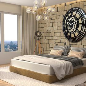 Markakanvas Big ben clock Metal 50x50 cm Duvar Saati