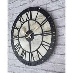 Markakanvas MKS987R7 Mermer Desenli Duvar Saati