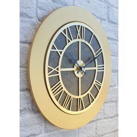Markakanvas MKS994651 Mermer Desenli Duvar Saati