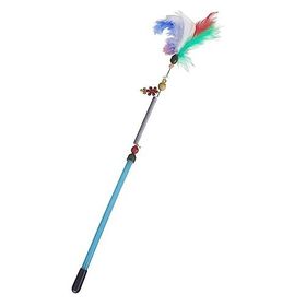 Markapet 13 - 44 cm Mavi Yaylı Kedi Oyun Oltası