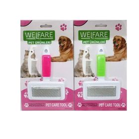 Markapet 5x9 cm - 14 cm Walfare Fosforlu Kedi Köpek Tarağı