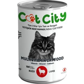 Markapet Az Tahıllı Kuzu Etli 400 gr Yetişkin Kedi Konserve Yaş Mama