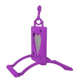 Markapet Kalp Şekilli Aynalı 10 cm Pembe Kuş Salıncağı