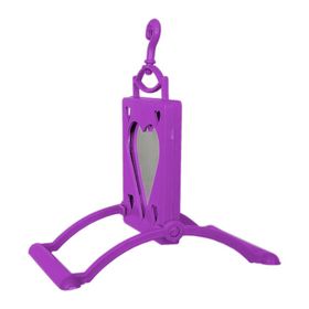 Markapet Kalp Şekilli Aynalı 10 cm Pembe Kuş Salıncağı