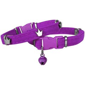 Markapet King 20-32 cm Mor Kadife Kedi Boyun Tasması