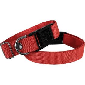 Markapet Min:30 Max:50 cm Kırmızı Dokuma Köpek Tasması