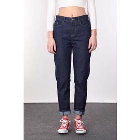 Markapia Boyfriend Indigo Jean Kadın Pantolon