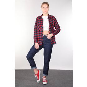 Markapia Boyfriend Indigo Jean Kadın Pantolon