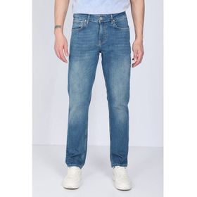 Markapia Erkek Açık Mavi Düz Kesim Jean Pantolon