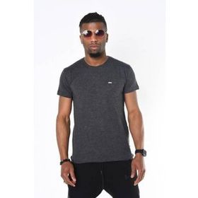 Markapia Erkek Antrasit Basic Bisiklet Yaka T-shirt