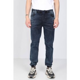 Markapia Erkek Lacivert Belden İpli Jogger Pantolon