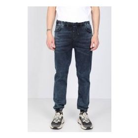 Markapia Erkek Lacivert Belden İpli Jogger Pantolon
