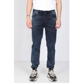 Markapia Erkek Lacivert Belden İpli Jogger Pantolon