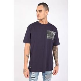 Markapia Erkek Lacivert Bisiklet Yaka T-shirt