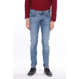 Markapia Erkek Mavi Boru Paça Jean Pantolon