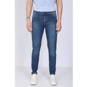 Markapia Erkek Mavi Straight Fit Jean Pantolon