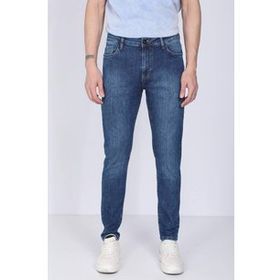 Markapia Erkek Mavi Straight Fit Jean Pantolon
