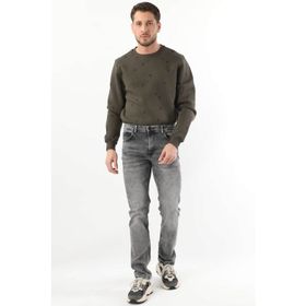 Markapia Erkek Regular Fit Jean Gri Pantolon