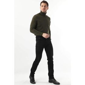 Markapia Erkek Regular Fit Jean Siyah Pantolon