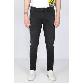 Markapia Erkek Siyah Straight Fit Jean Pantolon