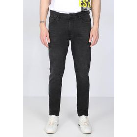 Markapia Erkek Siyah Straight Fit Jean Pantolon