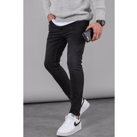 Markapia Erkek Skinny Fit Jean Pantolon Siyah