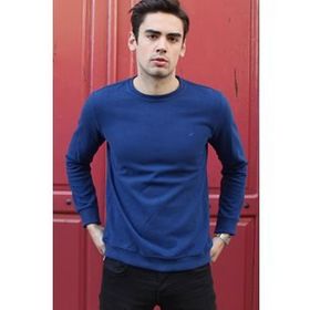 Markapia İndigo Erkek Bisiklet Yaka Sweatshirt