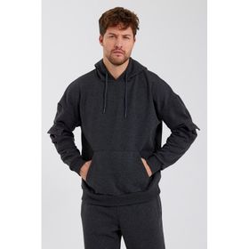 Markapia Kanguru Cepli Kapüşonlu Antrasit Erkek Sweatshirt