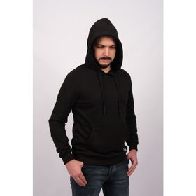 Markapia Kanguru Cepli Kapüşonlu Siyah Erkek Sweatshirt