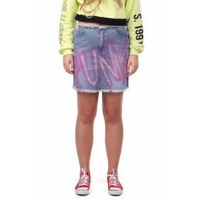 Markapia Markapia Pink Punk Mini Jean Kadın Etek