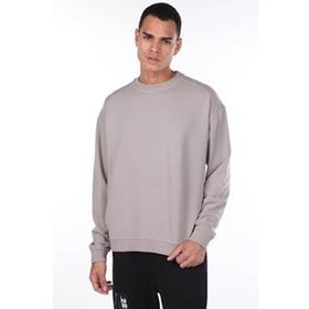 Markapia Oversize Bej Erkek Bisiklet Yaka Sweatshirt