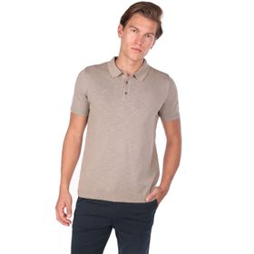 Markapia Polo Yaka Erkek Bej T-Shirt