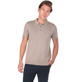 Markapia Polo Yaka Erkek Bej T-Shirt