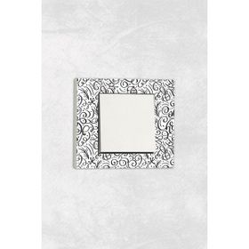 Markcat Grano Uv Baskılı Yazı Desenli Beyaz Tekli Dekoratif Anahtar Priz Çerçeve Set