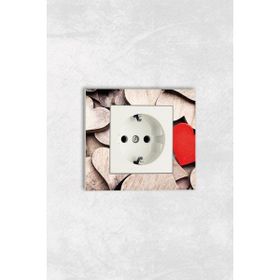 Markcat Markcat Grano Uv Baskılı Aşk Konsept Beyaz Tekli Dekoratif Topraklı Priz Çerçeve Set Markcat Markcat Grano Uv Baskılı Aşk Konsept Beyaz Tekli Dekoratif Topraklı Priz Çerçeve Set