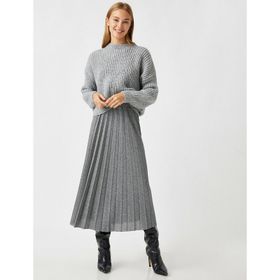 Marks & Spencer Bayan Pileli Midi Etek